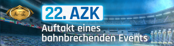 Auftakt eines bahnbrechenden Events!
Herzlich willkommen zur 22. AZK!
