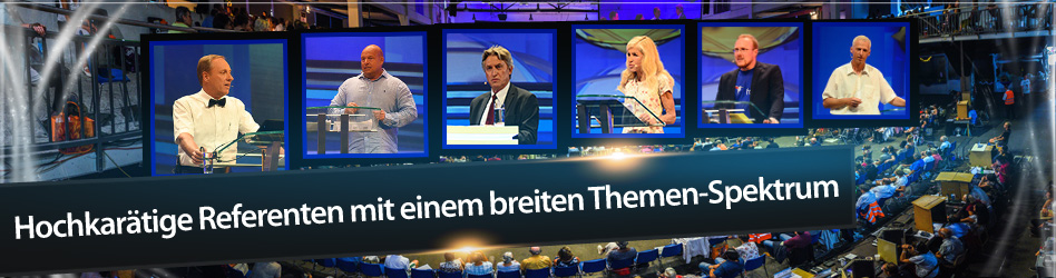 Hochkarätige Referenten mit einem breiten Themen-Spektrum